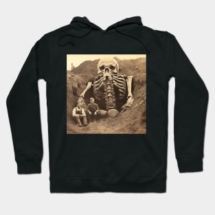 The big skull. Conspiracy Theory Hoodie